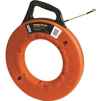 Klein Tools 200 ft. Fiberglass Fish Tape with Spiral Leader