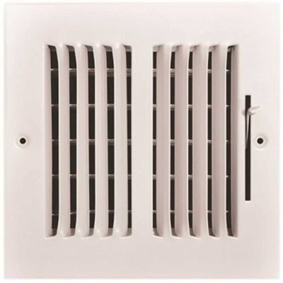 TruAire 6 in. x 6 in. 2-Way Steel Wall/Ceiling Register