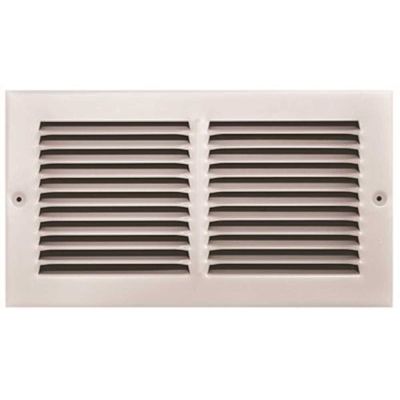 TruAire 12 in. x 6 in. White Stamped Return Air Grille