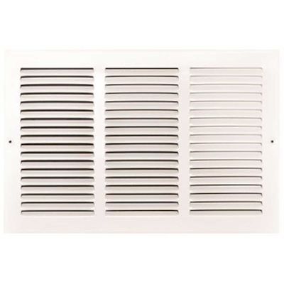 TruAire 16 in. x 10 in. White Stamped Return Air Grille