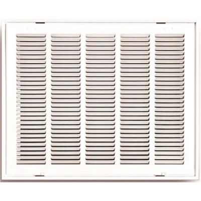 TruAire 24 in. x 12 in. White Stamped Hinged Return Air Filter Grille