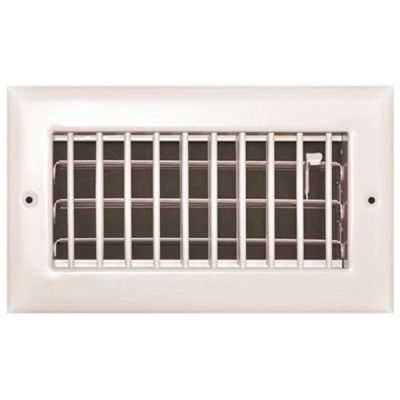 TruAire 8 in. x 4 in. Adjustable 1 Way Wall/Ceiling Register