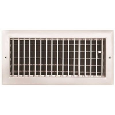 TruAire 14 in. x 6 in. Adjustable 1 Way Wall/Ceiling Register