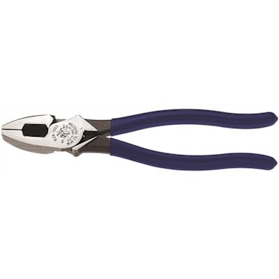 Klein Tools 9 in. High Leverage Side Cutting Pliers for Fish Tape Pulling