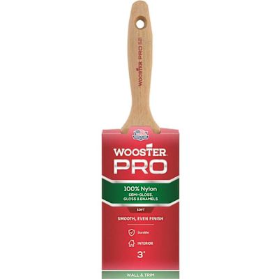 Wooster 3 in. Pro Nylon Flat Brush