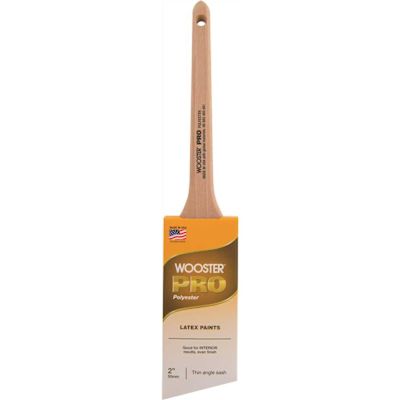 WOOSTER® PRO POLYESTER THIN ANGLE SASH BRUSH, 2 IN.