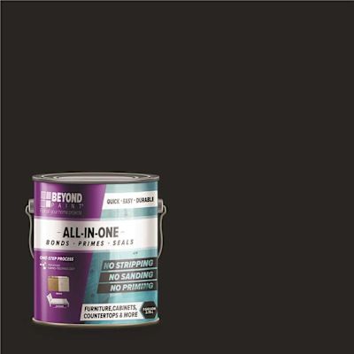 1 gal. Licorice Cabinets, Countertops, Furniture and More Multi-Surface All-in-One Interior/Exterior Refinishing Paint