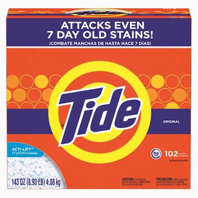 Tide HE Original Scent Powder Laundry Detergent, 102-Loads, 143 oz.
