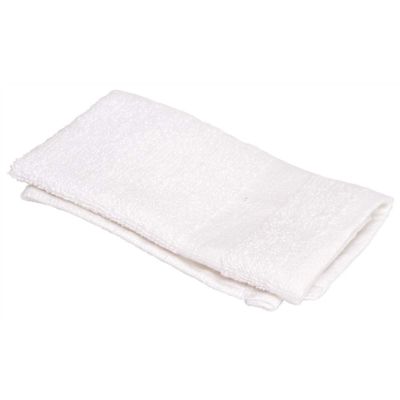 OXFORD SILVER COLLECTION WASH CLOTH, 12 X 12 IN., WHITE, 300 PER CASE