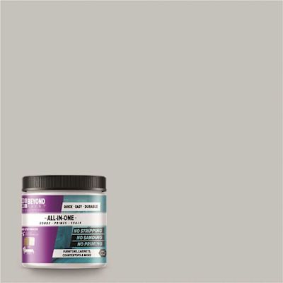 1 pt. Soft Gray Cabinets, Countertops, Furniture and More Multi-Surface All-in-One Interior/Exterior Refinishing Paint