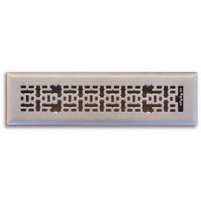 TruAire 4 in. x 12 in. Modern Contempo Design in Satin Nickel