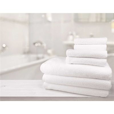 Oxford Platinum 16 in. x 30 in., 4.50 lbs. White Hand Towel with Twill Edge Dobby Hem (120 per Case)