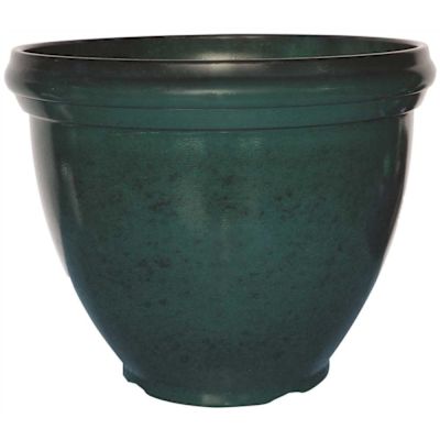 Southern Patio HERITAGE PLANTER, DEEP TEAL