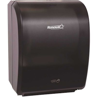 Renown 8 in. Series Electronic Black Paper Towel Dispenser