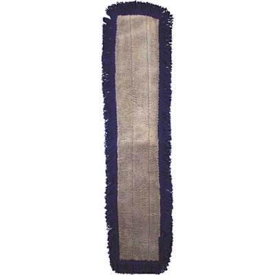 IMPACT PRODUCTS 48 in. Microfiber Fringe Dust Mop Pad in Blue