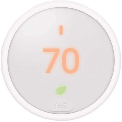 Nest Thermostat E Smart Wi-Fi Programmable Thermostat White