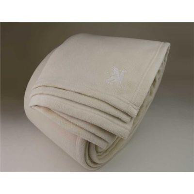 GANESH MILLS 108 in. x 90 in. Vanilla King Fleece Blanket in (4 per Case)
