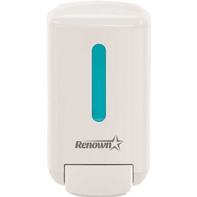Renown RB4 Manual Foam Handwash Dispenser, White / White