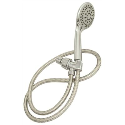 4-Spray 2.8 in. Single Wall Mount Handheld Shower Head in Chrome 4-Spray 2.8 in. Single Wall Mount Handheld Shower Head in Chrome