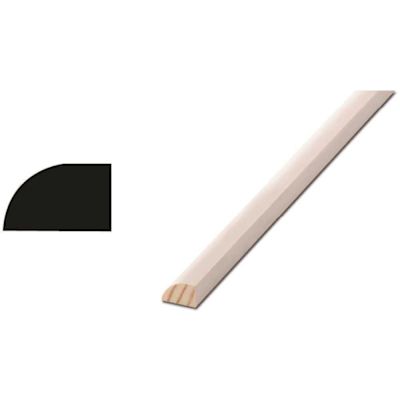 Woodgrain Millwork WM 129 7/16 in. x 11/16 in. x 96 in. Primed Pine Finger-Jointed Shoe Base Moulding