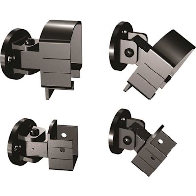 PEAK Aluminum Railing 6 in. W Black Aluminum Deck Railing Universal Connector for 42 in. high system