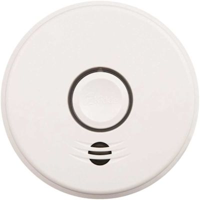 Kidde 10 Year Worry-Free Battery Powered Interconnected Smoke Detector with Photoelectric Sensor and Voice Alerts 21028753