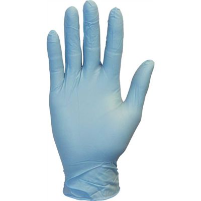 THE SAFETY ZONE Safety Zone Medium Blue Nitrile Gloves Powder Free Latex Free (1000 per Case)
