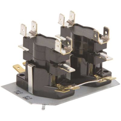 White Rodgers Emerson 24-Volt 4 Switches Electric Heat Sequencer, 2 Timings