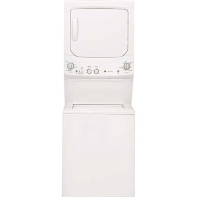 GE 3.8 cu. ft. Washer 5.9 cu. ft. Gas Dryer Combo in White