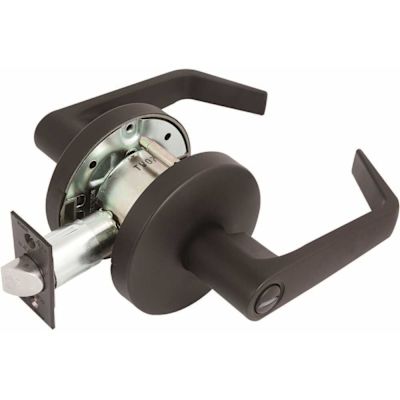 US Lock 2050 Series GR2 2-3/4 in. Backset US10B Privacy Bed/Bath Door Lever