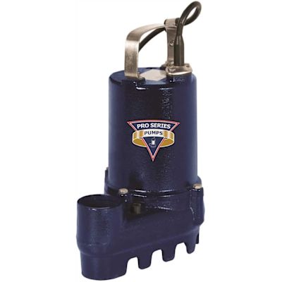 Pro Series Pumps 1/3 HP Cast Iron Submersible Sump/Effluent Pump