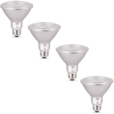 75-Watt Equivalent PAR30 Short Neck Dimmable CEC Title 20 90 Plus CRI Flood LED Light Bulb, Daylight 5000K (4-Pack)