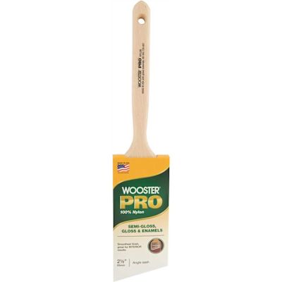 Wooster 2-1/2 in. Pro Nylon Angle Sash Brush