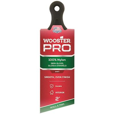 Wooster 2 in. Nylon Angled Short Handle Sash Paint Brush