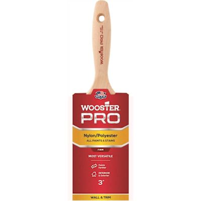 Wooster 3 in. Pro Nylon/Polyester Flat Brush