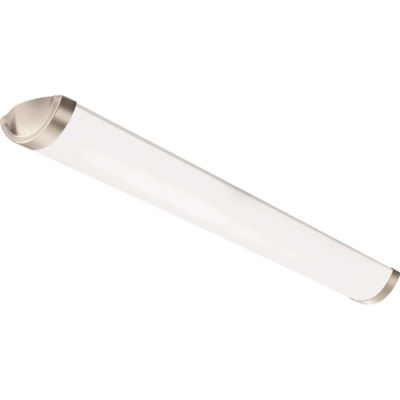 Lithonia Lighting Catenary FMLCCLS 4 ft. Brushed Nickel Integrated LED Decorative Linear Flush Mount CCT Switching