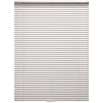 Champion White Cordless Room Darkening 1 in. Vinyl Mini Blind for Window or Door - 58 in. W x 72 in. L