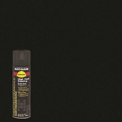 Rust-Oleum 15 oz. Flat Black High Heat Spray Paint