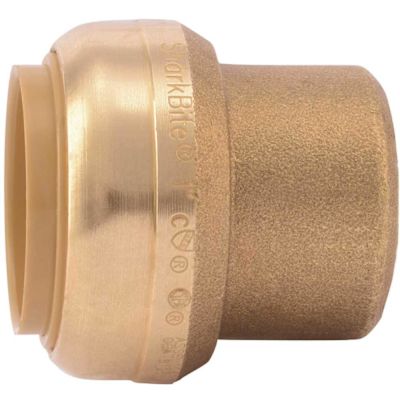 SharkBite 1 in. Push-to-Connect Brass End Stop Fitting