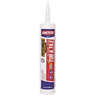 HENKEL LOCTITE POLYSEAMSEAL TUB AND TILE ULTRA SEALANT WHITE, 10 OZ.