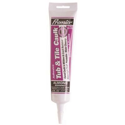 Premier 6 oz. Almond Tub and Tile Adhesive Caulk