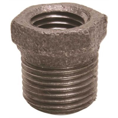 ProPlus 1 in. x 3/4 in. Black Malleable Bushing