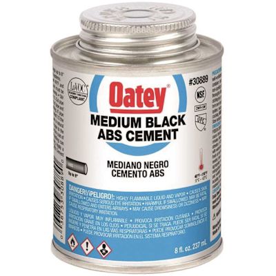 Oatey 8 oz. Medium Black ABS Cement