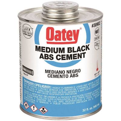 Oatey 32 oz. Medium Black ABS Cement