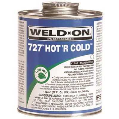 IPS Corporation WELD On Cement PVC Hot or Cold Pint
