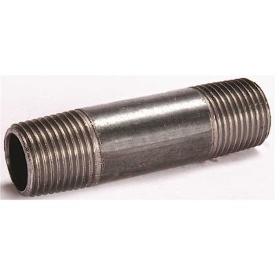 Southland 1/2 in. x 4 in. Black Steel Nipple