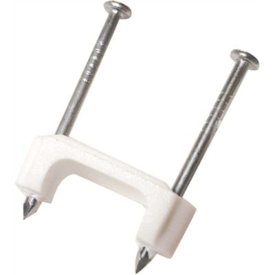 Gardner Bender 1/2 in. Plastic Staple (500-Pack)