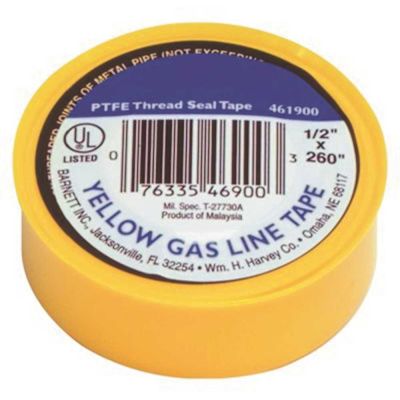 ProPlus 1/2 in. x 260 in. Yellow Teflon Tape