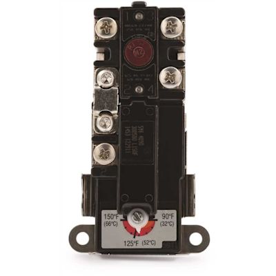 Camco Single Element High-Limit Water Heater Thermostat Tod Style Bulk