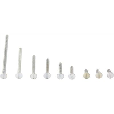 Gardner Bender #6-32 Flat and Oval Head Slotted Machine Screws with Wall Plate Screws (260-Piece)